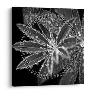 Obraz - Kvapky (s hodinami) (V024364V3030C)