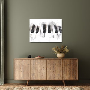Skleněný obraz - Piano, aquarel (3)