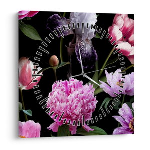Kép - Virágok illusztrációja (órával) (V024405V3030C)