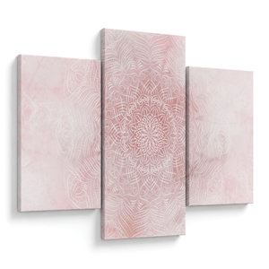 Obraz - Růžová mandala (V024416V90603PCS)