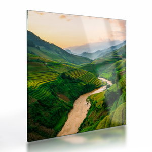 Skleněný obraz - Rýžové terasy II. (V024453V4040GD)