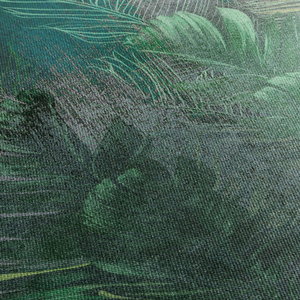 Obraz - Betonová textura s listy (5)