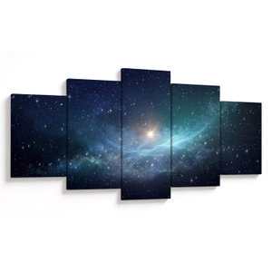 Schilderij - Sterren en nevels (V024484V150805PCS)