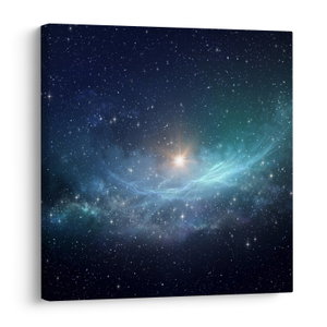 Schilderij - Sterren en nevels (V024484V4040)