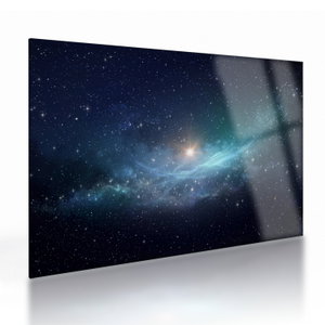 Glasschilderij - Sterren en nevels (V024484V7050GD)