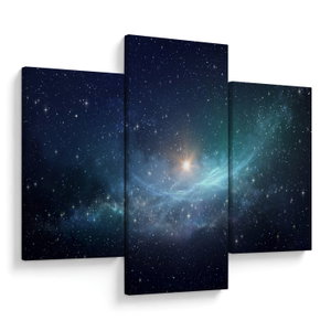 Schilderij - Sterren en nevels (V024484V90603PCS)