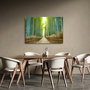 Schilderij - Bamboebos (2)