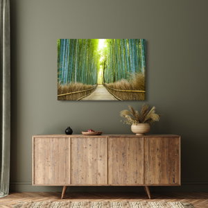 Schilderij - Bamboebos (3)