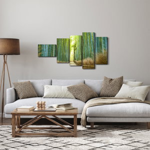 Schilderij - Bamboebos (3)
