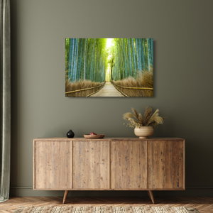 Schilderij - Bamboebos (3)