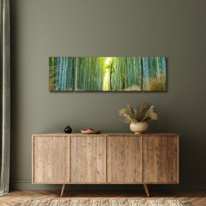 Schilderij - Bamboebos (4)