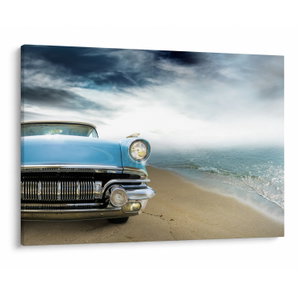 Bild auf Leinwand - Oldtimer-Cabrio