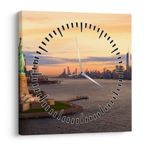 Schilderij - New York (met klok) (V024603V3030C)