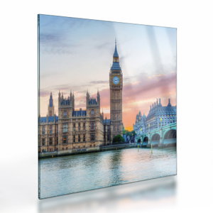 Üveg kép - London pasztell színekben (V024605V4040GD)