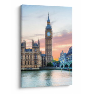 Tablou - Londra în culori pastelate (1)