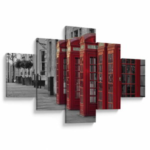 Obraz - Londýnské telefonní budky (V024665V12570)