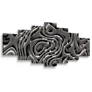 Obraz - Metaliczna abstrakcja