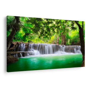 Schilderij - Waterval