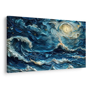 Bild auf Leinwand - Den Himmel und das Meer malen