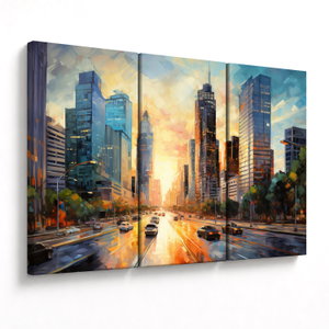 Obraz - Malba města (V024777V120803PCS)
