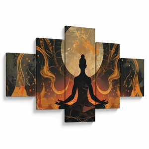Schilderij - Meditatie (V024834V12570)