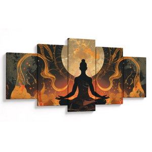 Schilderij - Meditatie (V024834V150805PCS)