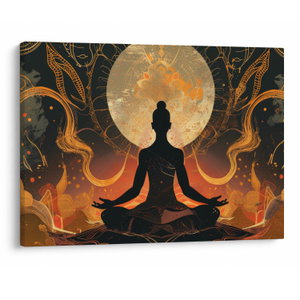 Schilderij - Meditatie