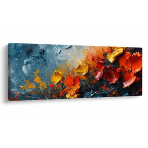 Schilderij - Abstract schilderij van bloemen III. (V024887V10040)