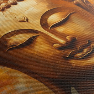 Schilderij - Boeddha, olieverfschilderij (5)