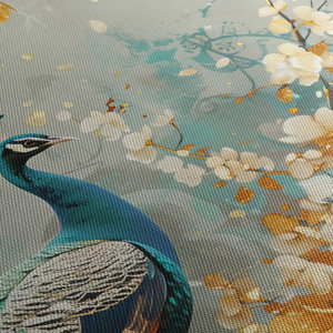 Schilderij - Pauw met gouden decoratie (5)