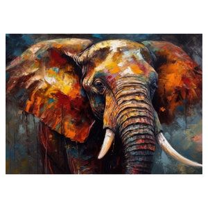 Tablou - Pictura unui elefant (6)