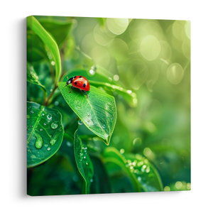 Schilderij - Lieveheersbeestje