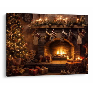Bild auf Leinwand - Weihnachtliche Atmosphäre