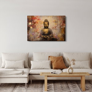 Schilderij - Boeddha, schilderij (2)