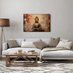 Schilderij - Boeddha, schilderij (4)