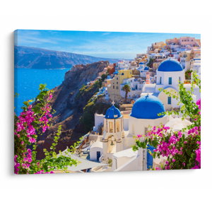 Bild auf Leinwand - Santorin, Griechenland
