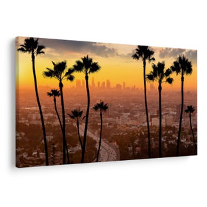 Bild auf Leinwand - Panorama von Los Angeles