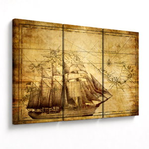 Obraz - Stará mapa (V025131V120803PCS)