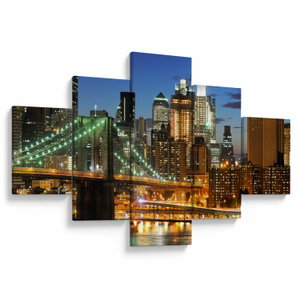Obraz - Most s New Yorkem
