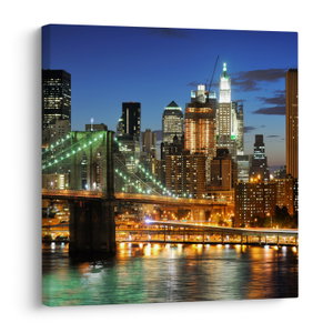 Schilderij - Brug met New York (V025142V7070)