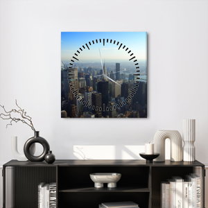 Schilderij - Manhattan overdag (met klok) (4)
