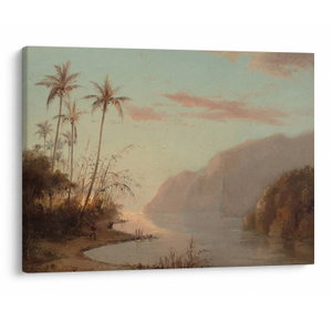 Bild auf Leinwand - Camille Pissarro, A creek in st. Thomas (Virgin Islands), Reproduktionen