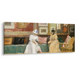 Slika - William Merritt Chase, A Friendly Call, reprodukcije