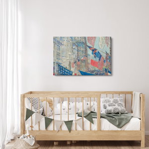 Obraz - Childe Hassam, Allies day, reprodukce (3)