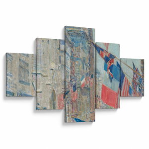 Obraz - Childe Hassam, Allies day, reprodukce (V025167V12570)