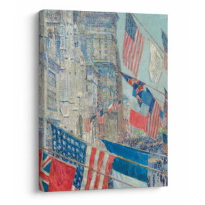 Obraz - Childe Hassam, Allies day, reprodukce (V025167V3040)