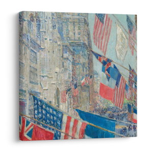 Obraz - Childe Hassam, Allies day, reprodukce (V025167V7070)