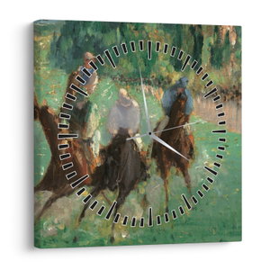 Obraz - Edouard Manet, At the Races, reprodukce (s hodinami) (V025169V3030C)