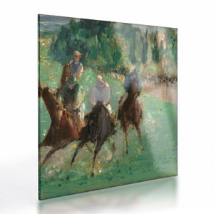 Skleněný obraz - Edouard Manet, At the Races, reprodukce (V025169V3030GD)