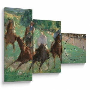 Obraz - Edouard Manet, At the Races, reprodukce (s hodinami) (V025169V9070C)